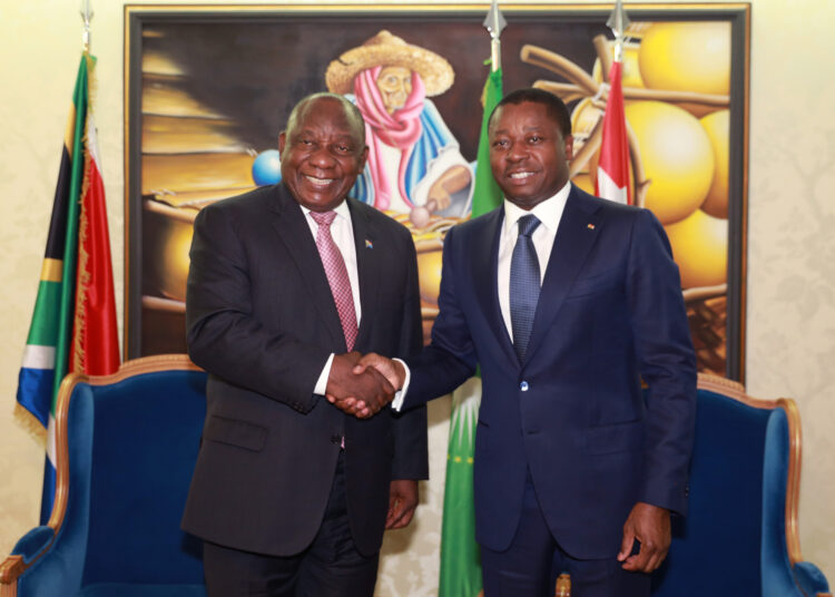 LE PRESIDENT SUD-AFRICAIN,  CYRIL RAMAPHOSA ETAIT EN VISITE D’AMITIE ET DE TRAVAIL AU TOGO
