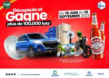 GRAND JEU  DJAMA AVEC LA SNB : PLUS DE 100 000 LOTS DONT UNE VOITURE A GAGNER